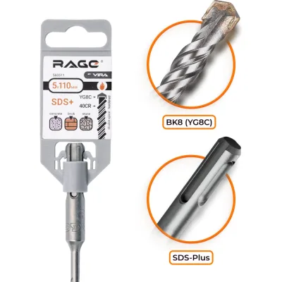 Бур (5х110 мм; SDS+) RAGE by VIRA 560511