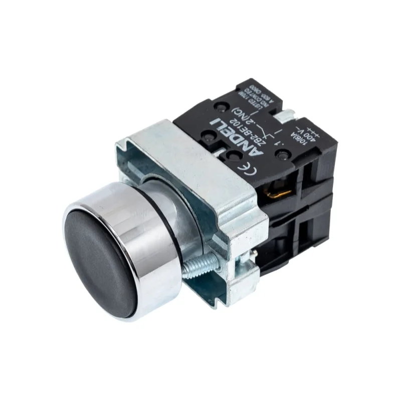 Кнопка ANDELI XB2-BА25 черный, ADL10-058