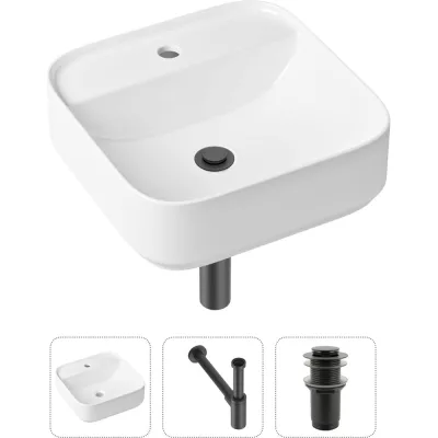 Накладная раковина для ванной Lavinia Boho Bathroom Sink Slim в комплекте 3 в 1 21520277