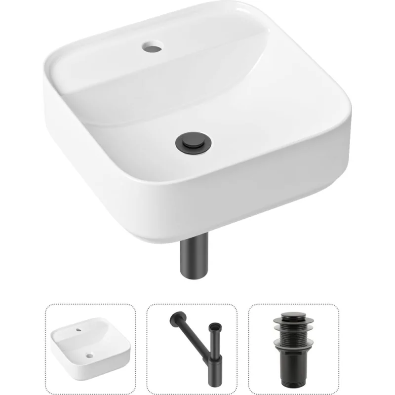 Накладная раковина для ванной Lavinia Boho Bathroom Sink Slim в комплекте 3 в 1 21520277