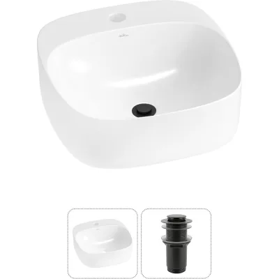 Набор Wellsee 2 в 1 Ideal накладная раковина 42x42 см 20214080R