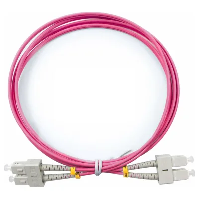 Оптический патч-корд TopLAN дуплексный, MM 50/125, 50 м, DPC-TOP-OM4-SC/P-SC/P-50