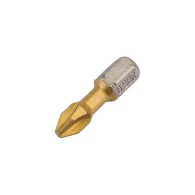 Биты фрезерованные TiN-half (10 шт; Ph2; 25 мм) D.BOR D-THT-PH02-025-010