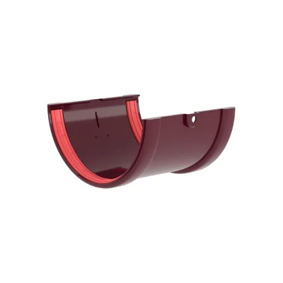 Соединитель желобов Grand Line ПВХ GL бордо RAL 3005 269486