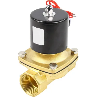 Клапан электромагнитный DN.ru VS2W-100N-NC Ду25 Ру10 двухходовой, латунь, NBR, 220В AC D130-01555