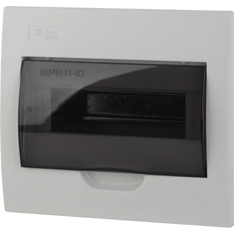 Встраиваемый бокс ЭРА SIMPLE ЩРВ-П-10 модулей, пластик IP41 Б0041512