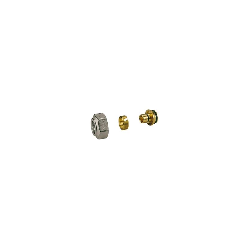 Переходник МП Giacomini R179E латунь, Дн 16х2.0х3/4, с евроконусом R179EX024 027-6430