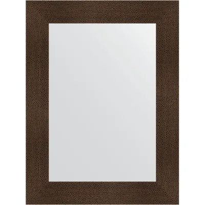 Зеркало EVOFORM в багетной раме - бронзовая лава 90 mm (60x80 cm) 3056