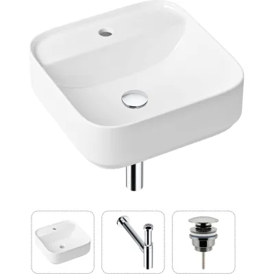 Накладная раковина для ванной Lavinia Boho Bathroom Sink Slim в комплекте 3 в 1 21520306