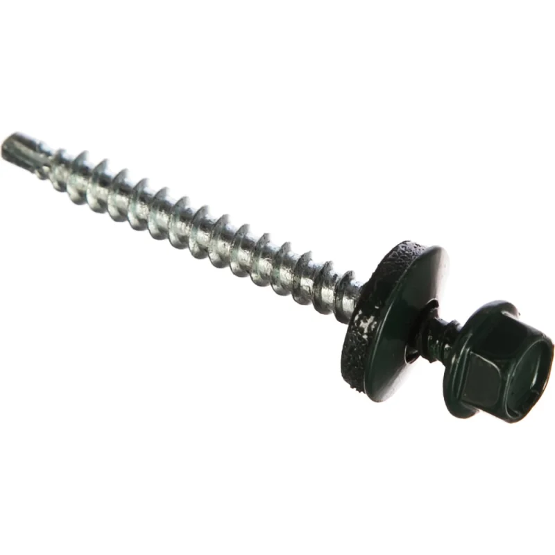 Кровельный саморез Стройметиз 4,8х51 зеленый мох RAL 6005 уп. 200 шт. 2130056