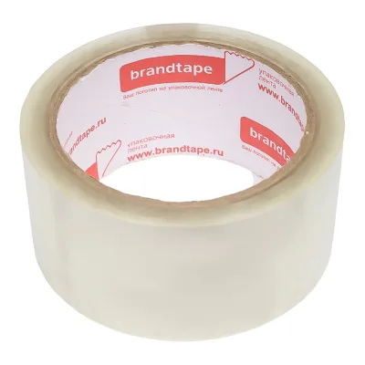 Упаковочная клейкая лента Brandtape прозрачная 48мм х 66м, 38 мкм упаковка 6 шт. 4631177461170