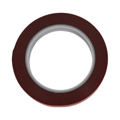 Пеноакриловая двусторонняя лента RoxelPro толщина 0,8 мм, 19ммх5м, серая 512315
