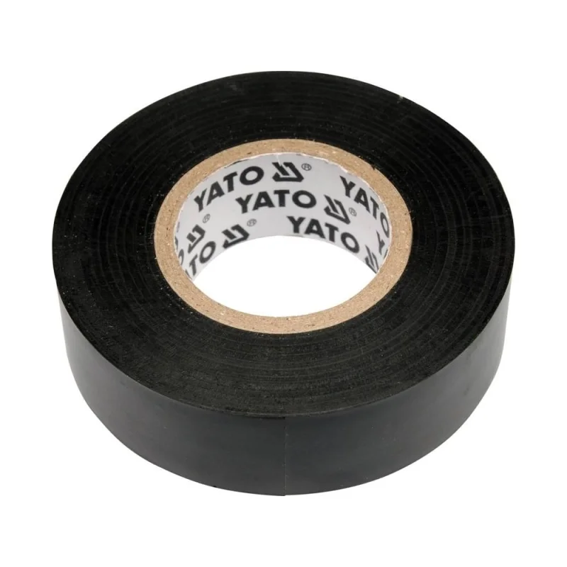Изолента ПВХ YATO 19 мм, 20 м, черная YT-8165