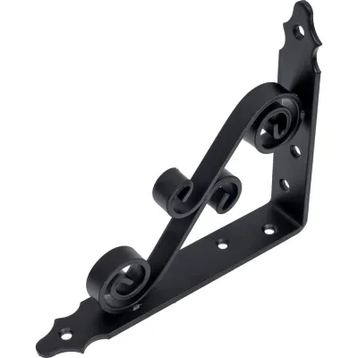Кронштейн фигурный DOMART 150x125 мод.10 черный 4660015160432
