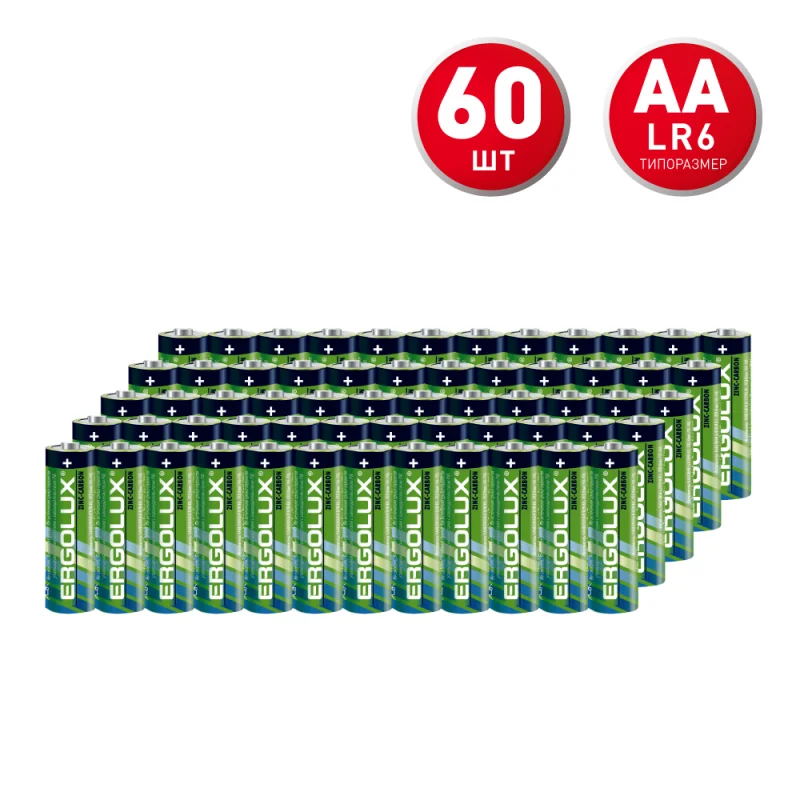 ΠΠ°ΡΠ°ΡΠ΅ΠΉΠΊΠ° Ergolux ΠΠ ΠΏΠ°Π»ΡΡΠΈΠΊΠΎΠ²Π°Ρ R6 1,5 Π (60 ΡΡ.) (R6SR4)