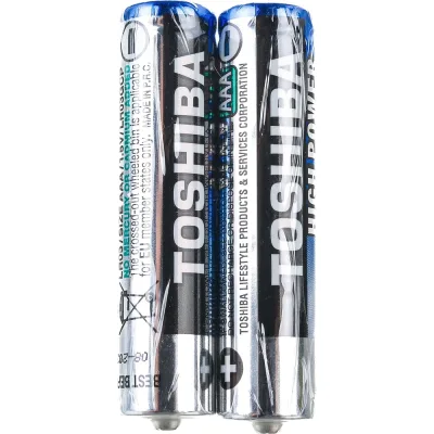 Алкалиновый элемент питания Toshiba LR03 2/shrink 4411
