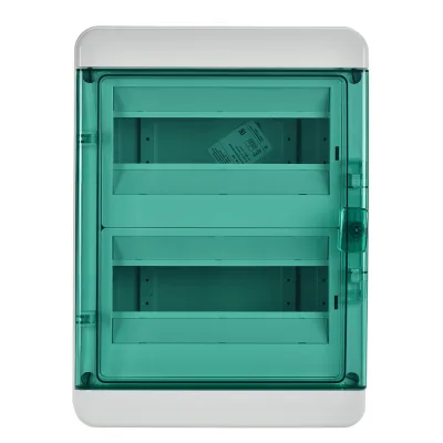 Щит распределительный навесной IEK Tekfor КМПн-24 пластиковый IP65 410х300х153 мм 24 модуля прозрачная дверь (TF5-KP72-N-24-65-K03-K02)