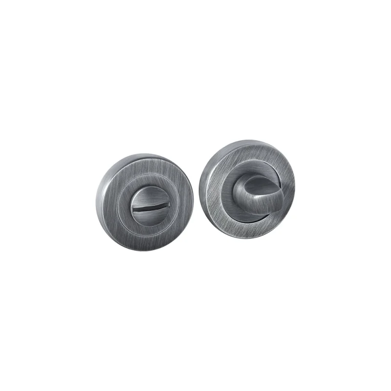 Поворотная кнопка DOORLOCK DL M08/Y BS черное серебро A=35-42мм, шток 5/8мм 73526