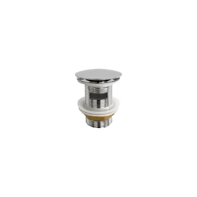 Донный клапан Ceramicanova с накладкой хром с переливом CN2000CHx