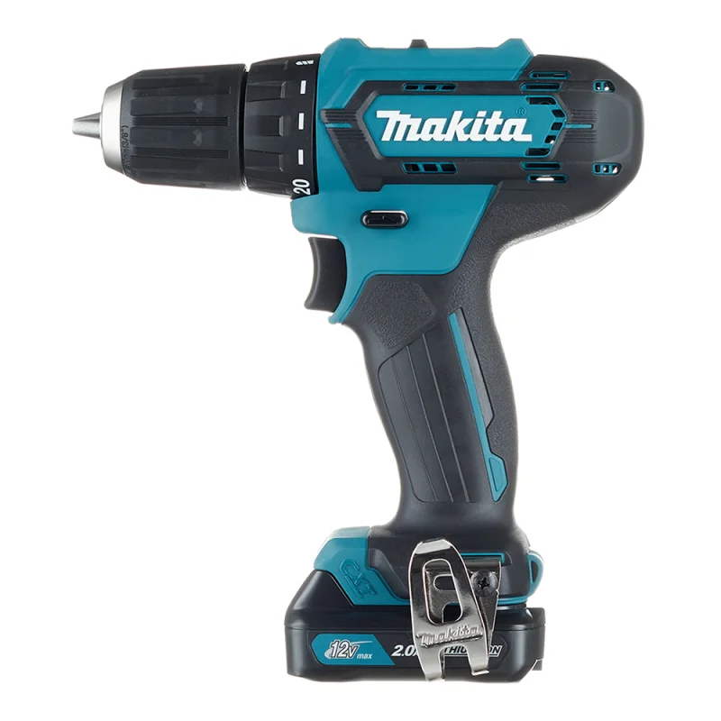 Дрель-шуруповерт аккумуляторная Makita CXT DF333D 12 В 2 Ач Li-Ion 2 АКБ и ЗУ (DF333DWAE)