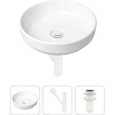 Накладная раковина для ванной Lavinia Boho Bathroom Sink Slim в комплекте 3 в 1 21520205