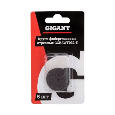 Фибергласовые отрезные круги 32x2x1 мм, 5 шт Gigant GCRAWF032-5