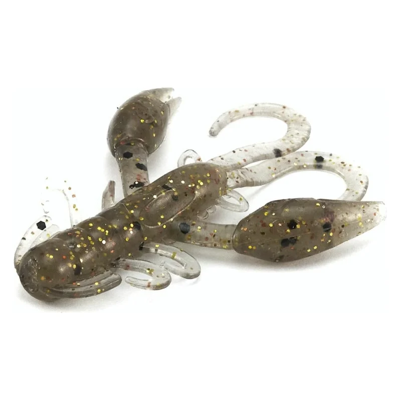 Съедобные искусственные твистеры LUCKY JOHN LJ Pro Series ROCK CRAW 2.8in, цвет S02, 6шт. 140117-S02