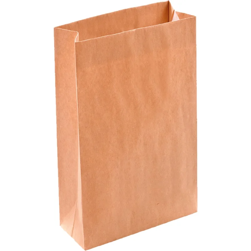 Бумажный крафт пакет LAIMA 18x12x29 см, 100 шт., плотность 90г/м2, ECO CRAFT 609683