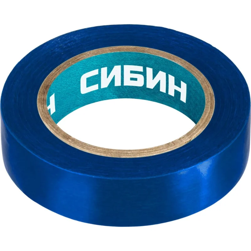ПВХ изолента СИБИН 10м х 15мм, синяя 1235-7