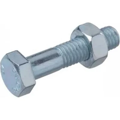 Болт ЦКИ DIN601, М16x55, с гайкой, 4.6, Ц, 2 шт 8198919