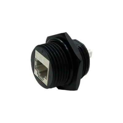 Индустриальная вставка LANMASTER Keystone RJ-45, категория 5e, экранированная, IP67 LAN-OK45S5E/180-WP