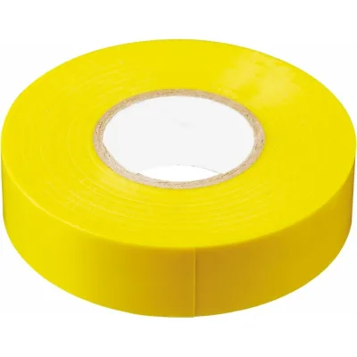 Изоляционная лента STEKKER 0,13x19 мм, 10 м, желтая, INTP01319-10 32836