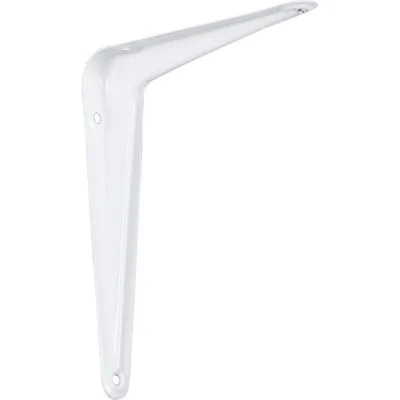 Кронштейн жестяной VORMANN 125x150x32 мм, цвет: белый лак, 00150 125 LW