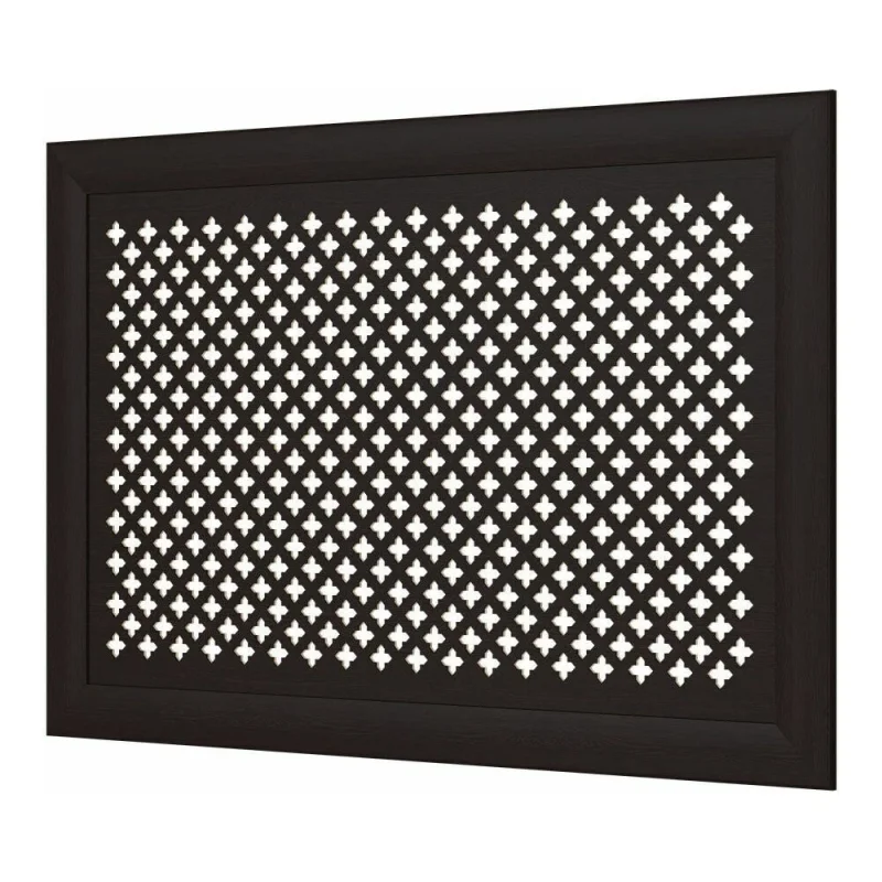 Декоративный экран для радиаторов и батарей Cosca Decor Модерн 600x900 мм, венге, готика, с рамкой СПБ004370