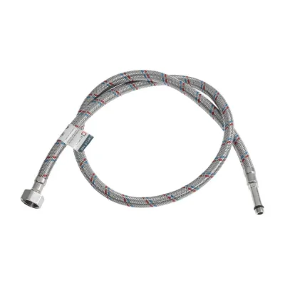 Подводка для смесителя СТМ сталь, 1/2xM10x150 см., длинный штуцер CWFLS150