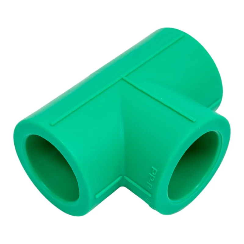 Прямой тройник Blue Ocean 25, полипропиленовый, зеленый PPRF/ET G -25