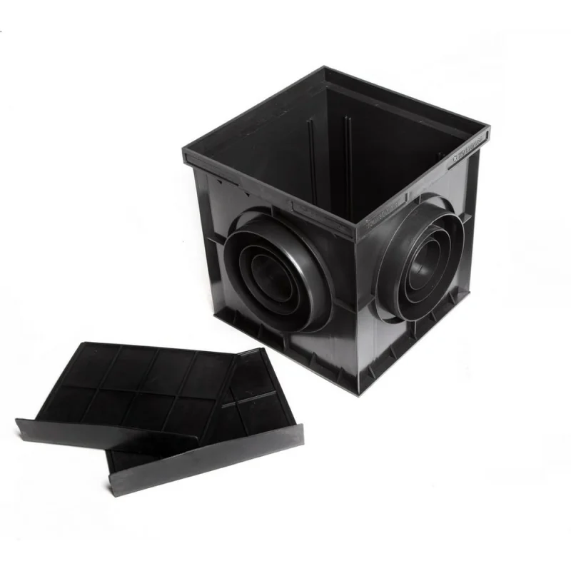 Пластиковый дождеприемник Aquastok с перегородкой 200x200x197 B125 (4200) 549125