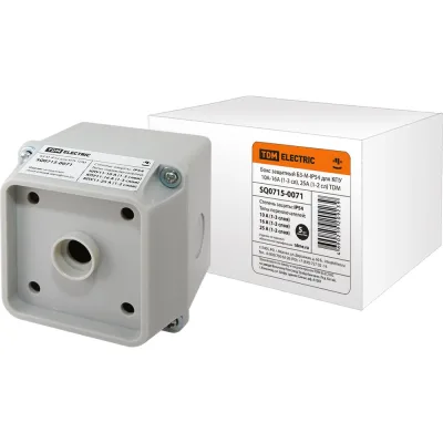 Бокс TDM ELECTRIC БЗ-М-IP54 для КПУ 10А-16А 1-3 сл , 25А 1-2 сл SQ0715-0071