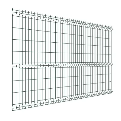Секция заборная 3D Medium 1730х2500 мм d4 мм ячейка 55х200 мм зеленая RAL 6005 Grand Line