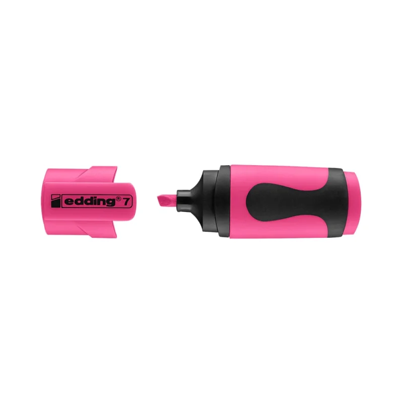 Текстовыделитель Edding MINI, клиновидный наконечник, 1-3 мм, розовый неоновый E-7#69