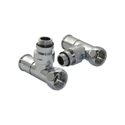 Угловой кран-вентиль SG, ручка колпак, хром, 3/4х1/2 г/ш, 2 шт 8202-1SCH0405/2