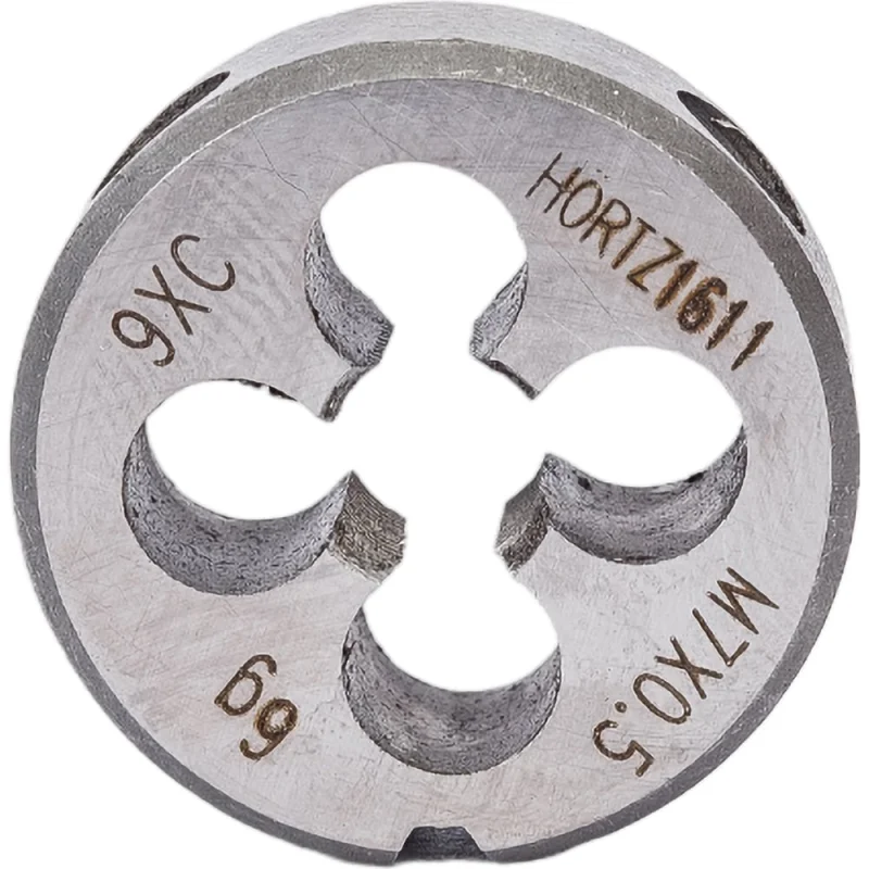 Плашка М 7 х0.5 9ХС HORTZ 203995