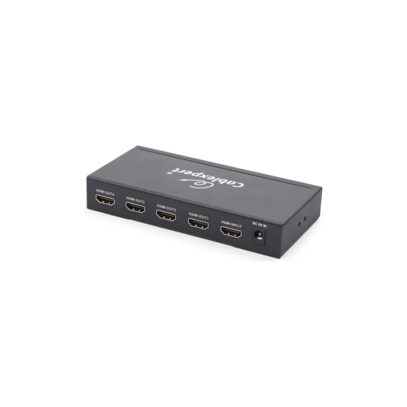 Разветвитель Cablexpert HDMI HD19F/4x19F, 1 компьютер=4 монитора, Full-HD, 3D, 1.4v DSP-4PH4-02