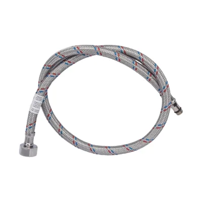 Подводка для смесителей СТМ сталь, 1/2xM10x80 см., короткий штуцер CWFSS080