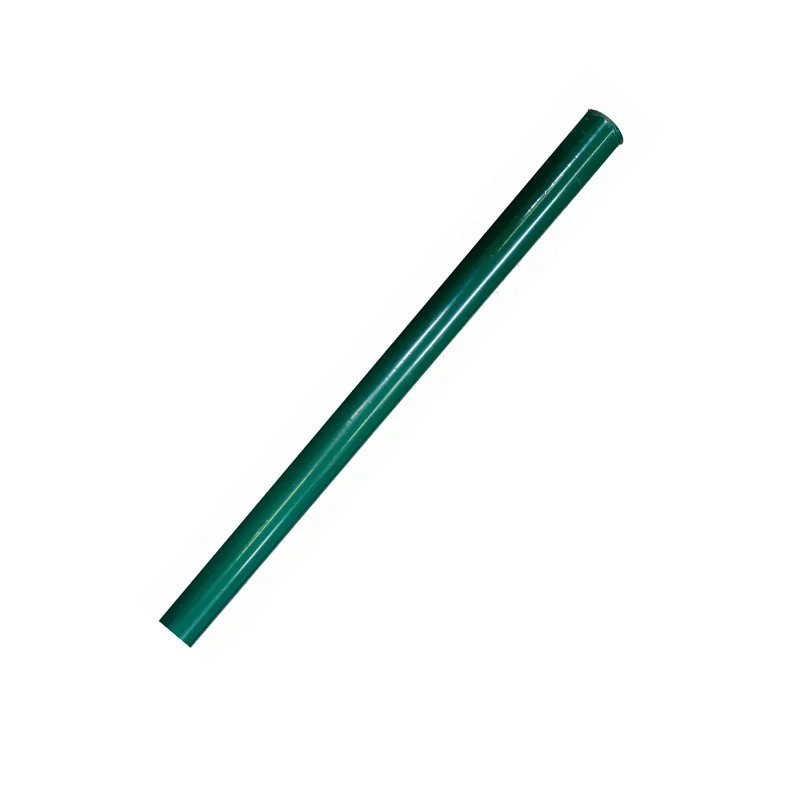 Столб для забора d51 мм 2,5 м зеленый RAL 6005