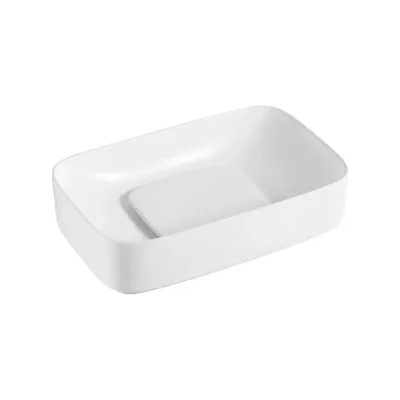 Накладной умывальник чаша Ceramicanova Element прямоугольная, 600х375х145 мм CN5021