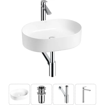 Набор Wellsee 4 в 1 Belle Spa накладная раковина 50x37 см 20212513R