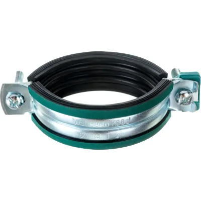 Хомут оцинкованный KSB2 с EPDM, M8/10, 60-64 мм КОНКРЕП 3396064