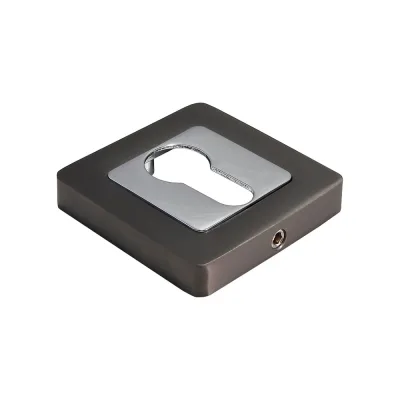 Накладка на ключевой цилиндр MORELLI цвет-графит/хром MH-KH-S55 GR/PC 9011775