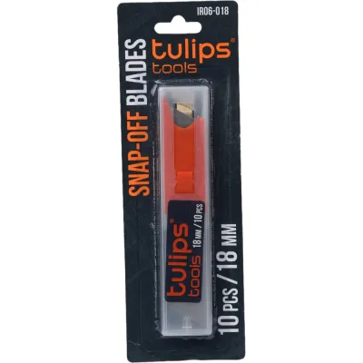 Лезвие сегментное 18 мм, 10 шт., в дисп. Tulips tools IR06-018